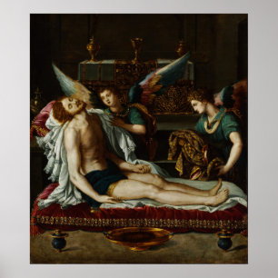 Alessandro Allori - Lichaam van Christus gezondigd Poster
