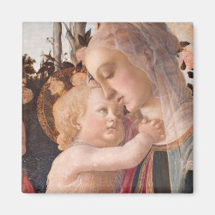 Alessandro Botticelli's Maagd en Kind Magneet