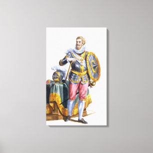 Alessandro Farnese (1546-92) Duke of Parma uit 'R Canvas Afdruk