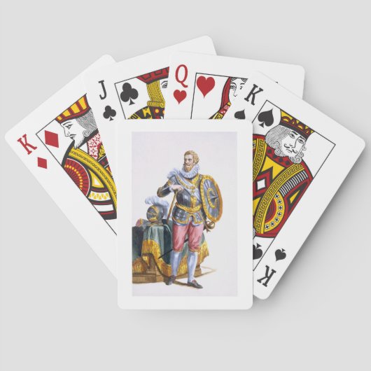 Alessandro Farnese (1546-92) Duke of Parma uit 'R Speelkaarten (Achterkant)