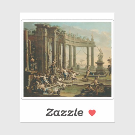 Alessandro Magnasco - Bacchanale Sticker (Vel)