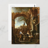 Alessandro Magnasco Christus en de Samaritaanse vr Briefkaart (Voorkant / Achterkant)