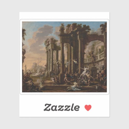 Alessandro Magnasco - De triomf van Venus Sticker (Vel)