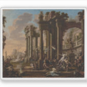 Alessandro Magnasco - De triomf van Venus Sticker (Voorkant)