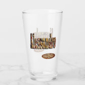 Alessandro Name Logo with Pizza Glas (Achterkant)