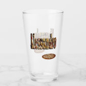 Alessandro Name Logo with Pizza Glas (Voorkant)