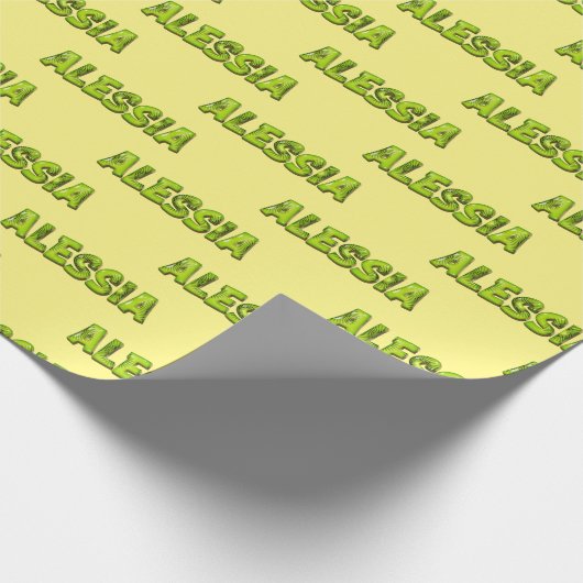 Alessia Kiwi Fruit Geschenk papier Geschenkpapier (Hoek)