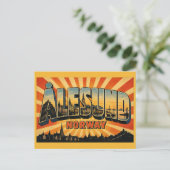 Ålesund Noorwegen Jugendstil Briefkaart (Staand voorkant)