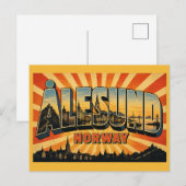 Ålesund Noorwegen Jugendstil Briefkaart (Voorkant / Achterkant)