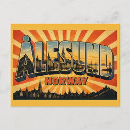 Ålesund Noorwegen Jugendstil Briefkaart