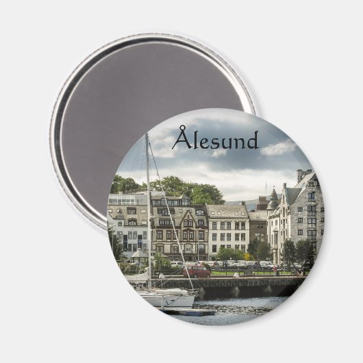 Alesund Noorwegen Magneet (Voorkant / Achterkant)