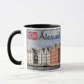 Alesund Noorwegen Souvenir Mok (Links)