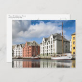 Alesund Norway Briefkaart (Voorkant / Achterkant)