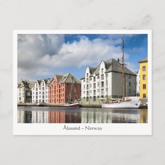 Alesund Norway Briefkaart (Voorkant)