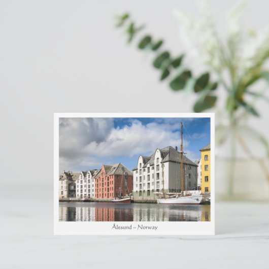 Alesund Norway Briefkaart (Staand voorkant)