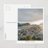 Alesund Norway Briefkaart (Voorkant / Achterkant)