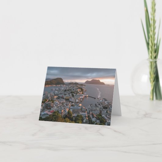 Alesund Norway Kaart (Voorkant)