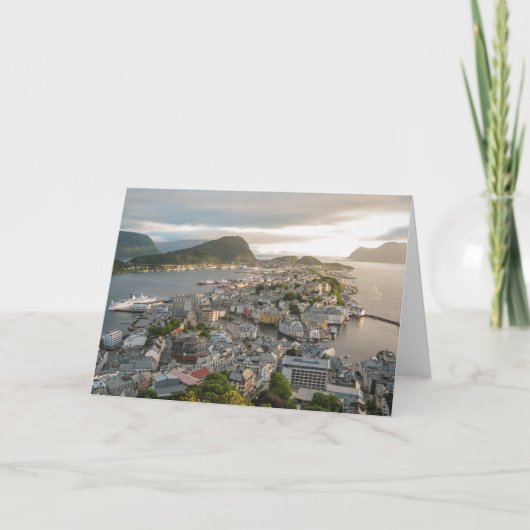 Alesund Norway Kaart (Voorkant)