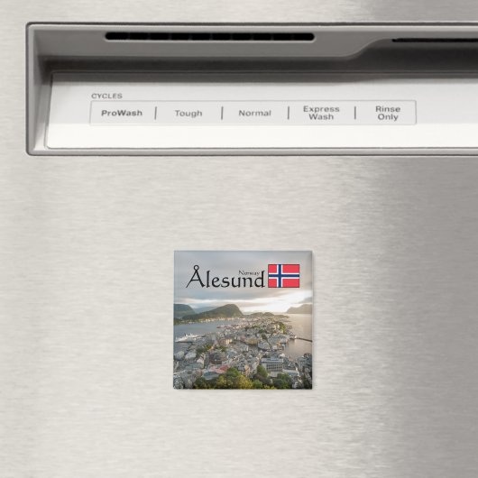Alesund Norway Souvenir Magneet (Insitu (Vaatwasser))