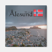 Alesund Norway Souvenir Magneet (Voorkant)
