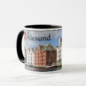 Alesund Norway Souvenir Mok (Voorkant links)