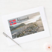 Alesund Norway Souvenir Rechthoekige Sticker (Envelop)