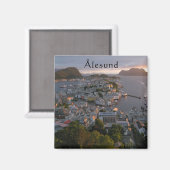 Ålesund Souvenir Magneet (Voorkant / Achterkant)