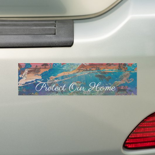 Alethia's Santa Rosa Island Gedeeltelijke auto Sti Bumpersticker (Op auto)