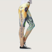 Alethia's Zonnebloem in Waterverf vorm Recoleta Leggings (Rechts)