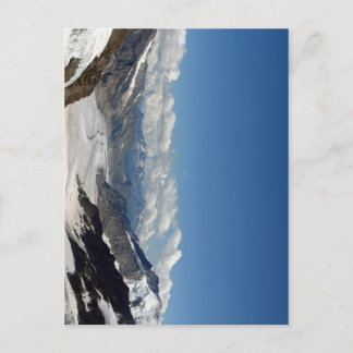 Aletsch Glacier in Jungfrau in Zwitserland Briefkaart