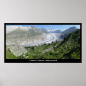 Aletsch Glacier, Zwitserland Poster (Voorkant)