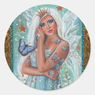 Aletta godin fee door Renee Lavoie Ronde Sticker