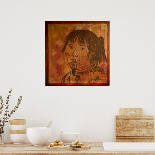 Aleut Madonna Poster (Keuken)