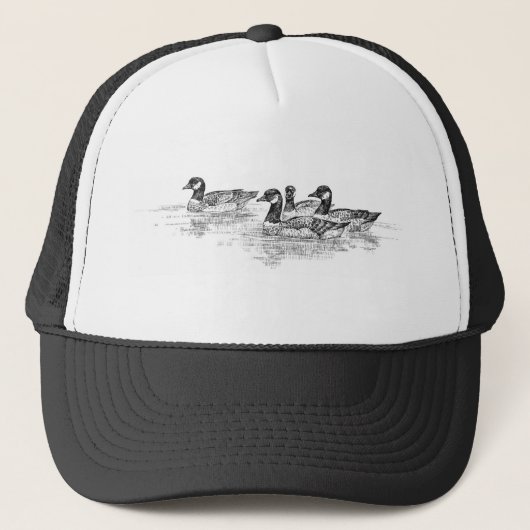 Aleutian Canada Geese Trucker Pet (Voorkant)