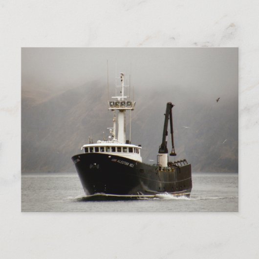 Aleutian No. 1, Crab Boat in Dutch Harbour, Alaska Briefkaart (Voorkant)