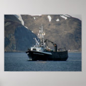 Aleutian Spray, Crab Boat in de Nederlandse haven, Poster (Voorkant)