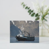 Aleutian Spray, Crab Boat in Dutch Harbour, AK Briefkaart (Staand voorkant)