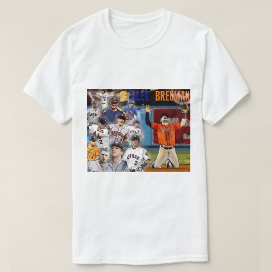 Alex Bregman cartoon blend T-shirt (Design voorkant)