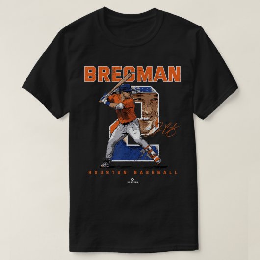 Alex Bregman Houston MLBPA T-S T-shirt (Design voorkant)