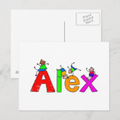 Alex Briefkaart (Voorkant / Achterkant)