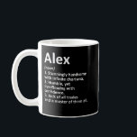 ALEX Definition Personal Name Funny Birthday G Koffiemok<br><div class="desc">ALEX-definitie Persoonlijke naam Funny Birthday Gift Idea</div>