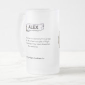 Alex GP Collectors Cup Matglas Bierpul (Voorkant links)