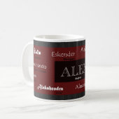 Alex International Name Mok (Voorkant links)