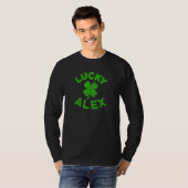 Alex Irish Family St Patrick S Day Lucky Alex T-shirt (Voorkant volledig)
