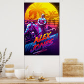 ALEX JONES GLIDING VIA DE 80S POSTER (Keuken)