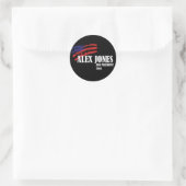Alex Jones voor President 2016 Ronde Sticker (Tas)
