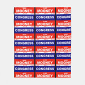 Alex Mooney West Virginia Congress Fleece Deken (Voorkant)