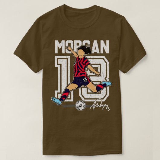 Alex Morgan grungy T-shirt (Design voorkant)