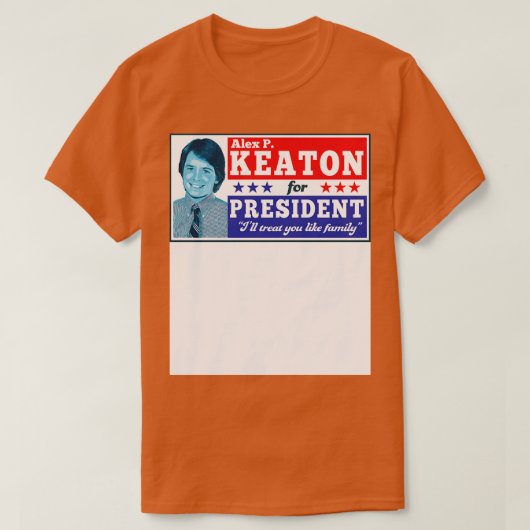 Alex P Keaton voor 1 T-shirt (Design voorkant)
