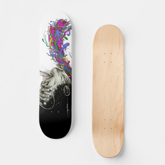 Alex Pardee "Escaped Convict(ion)" Skateboard (Voorkant)